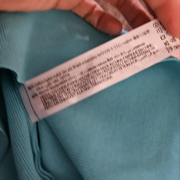 Zara teal open back bodycon midi dress - Picture 6 of 9